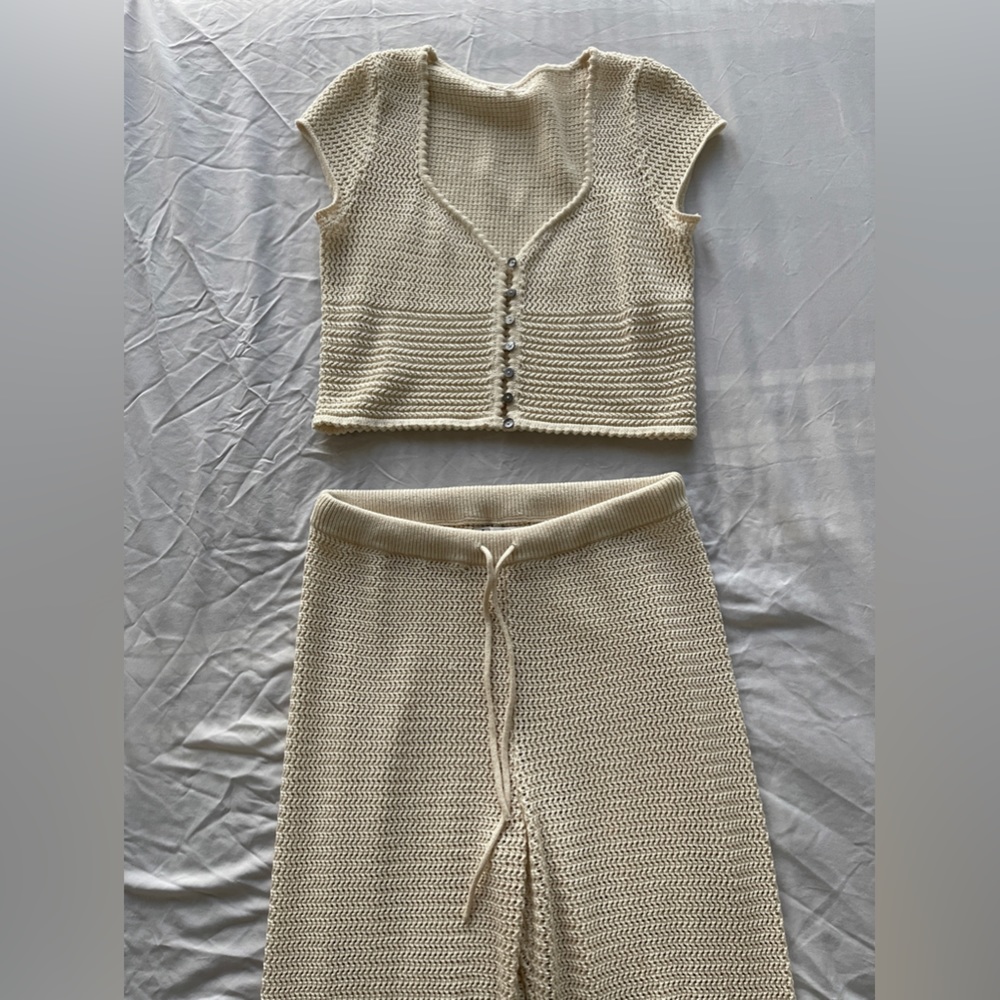 Reformation Knit Top and Pant Set